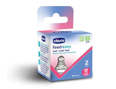 Feed Easy Teat (0m+, Slow) (2 Pcs)